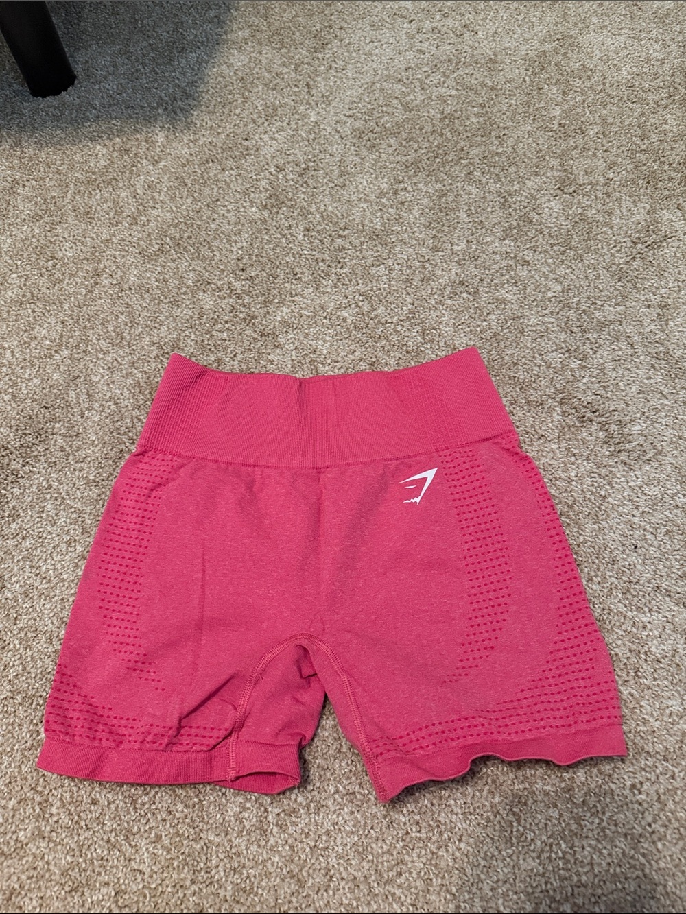 Gymshark Pink Seamless High-Waist Bike Shorts